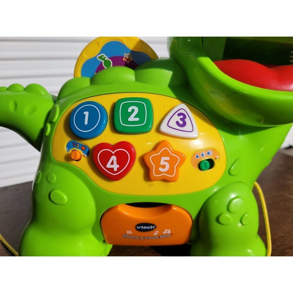 VTech Spinning Lights Learning Hippo — Interactive ABCs & Numbers - Picture 5 of 7